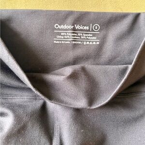 Outdoor Voices Black Activewear Leggings